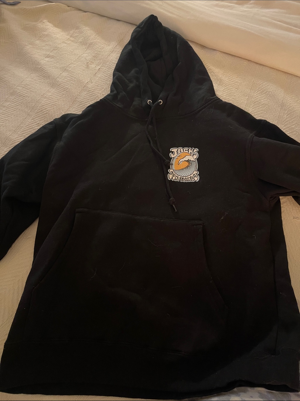 Jack's Surfboard Black Hooded Pullover Sweatshirt